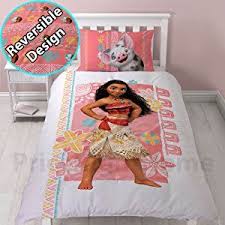 Moana Sunshine Uk Single Us Twin Duvet Cover And Pillowcase Set Duvet Covers Pink Duvet Cover Single Duvet Cover
