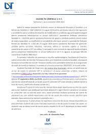Facultatea De Drept Din Timisoara
