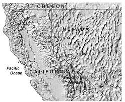 To navigate map click on left, right or middle of mouse. Map Of Part Of California And Nevada Showing The Present Day Topography Download Scientific Diagram