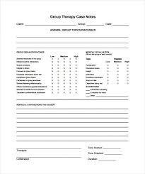 Note format for cbt : Group Therapy Case Notes Pdf Template Free Download Treatment Plan Template Therapy Worksheets Counseling Forms
