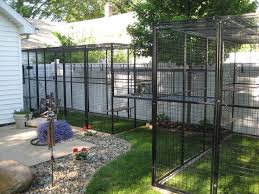 Whether your enclosure is indoors or outdoors, it should be constructed from sturdy materials and offer plenty of space for your cat to stretch, stand, walk, and sit comfortably. Outdoor Cat House Cat Enclosures Attached To House Outdoor Cat Enclosure Outdoor Cat House Cat Enclosure