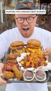 HUNTING FOR LONDONS BEST BURGER 🍔 , This week, we visited @JUNGLEES who  serve fully customisable burgers which unlimited toppings. Don’t forget  them fries and wings tho 🔥 , I’ve partnered with the ...