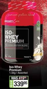 Dymatize iso 100 whey protein powder with 25g of hydrolyzed 100% whey isolate, gluten free, fast digesting, 1.6 pound, chocolate peanut butter, 25.6 ounce (pack of 1) 1.6 pound (pack of 1) 4.6 out of 5 stars 16,026 Biogen Iso Whey Premium Assorted 1 5kg M Guzzle Co Za