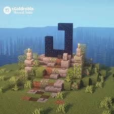 Minecraft Builds Goat On Instagram Your In A Normal World And Then You Find Nether Portal Your Reaction In 2020 Minecraft Buildings Minecraft Minecraft Crafts