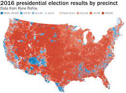 And she posted the electoral map from 2016—a familiar sea of red that implies america itself is republican. Presenting The Least Misleading Map Of The 2016 Election The Washington Post