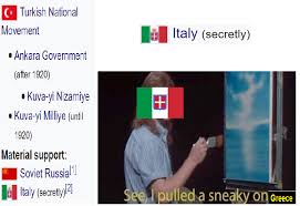 Italy vs turkey, who would win? Italy During The Greco Turkish War Of 1919 Historymemes
