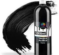 OfficeTree Acrilico Nero 1000ml a Base d'Acqua - Nero Acrilico per  Dipingere - Acrilico Nero per Dipingere per Tela - Pittura Nera - Colore  Acrilico ...