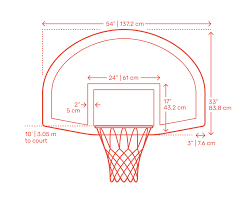 10 feet | 305 centimeters. Basketball Backboards Dimensions Drawings Dimensions Com