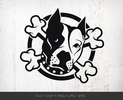 Pitbull Svg Pitbull Clipart Dog Svg Pitbull Tattoo Logo Etsy Dog Tattoos Pitbull Tattoo Pitbull Dog