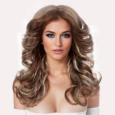 H&Bwig Farrah Fawcett Wig: 70s Feathered Wigs for Women, Brown, Natural  Synthetic, Long, Party Cosplay Costume Accessory