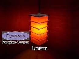 Bagi kita yang memiliki taman yang indah di luar maupun dalam rumah, kita dapat memanfaatkan ide yang satu ini. Diy Easy Lantern From Fabric And Popsicle Stick Tutorial Lampion Dari Kain Stik Es Krim Youtube