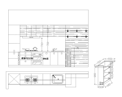 各類廚房櫥櫃廚具系統櫃cad立面設計圖 廚房櫥櫃廚具系統櫃cad圖塊平立面v2 建築cad設計資源庫 floor plans diagram