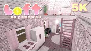 How is the layout of a bloxburg house? 5k No Gamepass Girly Loft Tutorial Bloxburg Youtube