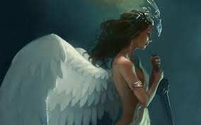 Kobe bryant was the fair heir to michael jordan, a scoring assassin who could rip a defender's heart out by way of a devastating dunk, or an elusive fadeaway jump shot kobe bryant was complicated. 575942 Girl Wings Blonde Angel Warrior Yellow Eyes Sword Wallpaper Mocah Hd Wallpapers