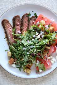 Roast chicken and potatoes with baguette, artichokes, sage and lemon. Boyfriend Steak Is The Sexiest Meal You Ll Ever Make Steak Dinner Sides Summer Recipes Dinner Steak Dinner
