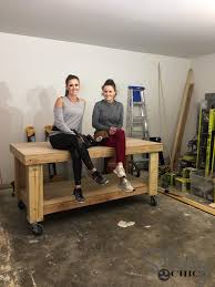 Check out the building plans below! Diy Workbench Shanty 2 Chic