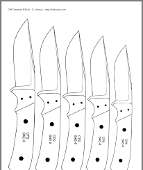 These are patterns and templates for real knives that are in the hands of military, working users, and collectors. Pin By Kozma On Knive Templates Hunting Knife Knife Templates