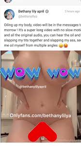 @BethanyLilyAs video Tweet