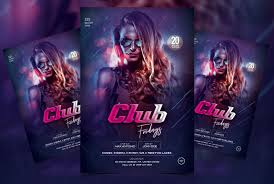 All printable flyer templates can be edited in photoshop. Club Friday Event Free Psd Flyer Template Freebiedesign