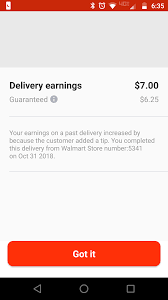 I Just Got A Tip From A Walmart Delivery Doordash