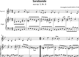 Sarabande Op 5 Nr 8 Arcangelo Corelli Sheet Music To Download