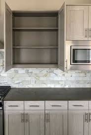 Modern Gray Kitchen Cabinets In Evrgrn Artisk Light Gray With Modern Gray Linen Cabinet Interi Upper Kitchen Cabinets Kitchen Cabinets Kitchen Cabinet Interior