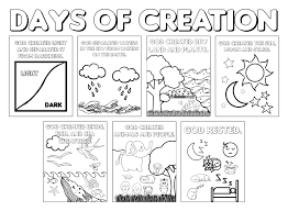 Use our sequence of coloring sheets to tell your child the story … 10 Best Story Of Creation Printable Printablee Com