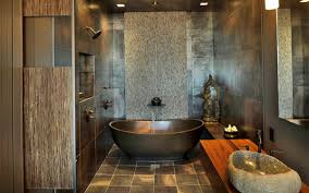 In most instances, the bathroom would be designed differently from the rest of a home's interior. Get Nature S Feel In 15 Asian Themed Bathrooms Home Design Lover
