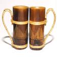 Bamboo mugs Tribal handicrafts