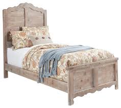 The chatsworth cottage queen size distressed pine bed, made by progressive furniture, is brought to you by lindy's furniture company. Chatsworth Complete Panel Bed French Country Panel Beds By Progressive Furniture Houzz