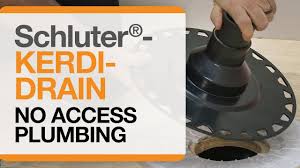 Plumbing kit penguinz0 height predictor. Schluter Kerdi Drain Installation With No Access To Plumbing Youtube