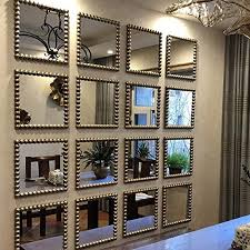 Dzsw Dressing Mirror Wall Hanging Decorative Mirror Bedroom Living Room Wall Mi In 2020 Wall Mirror Decor Living Room Mirror Wall Living Room Mirror Decor Living Room