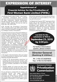Was the salaries overview information useful? Financial Advisor Jobs In First Women Bank Limited