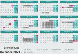 Die verfügbaren dateiformate sind pdf (adobe reader pdf) und jpg (bild). Ferien Brandenburg 2021 Ferienkalender Ubersicht