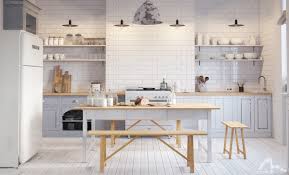A modern take on a classic kitchen design. Scandinavian Kitchen Design Whaciendobuenasmigas