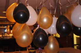 Black And White Balloons Black Gold White Balloons Lace Hanging Balloons Party Decorations Ceiling Lights