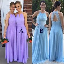 4.1 out of 5 stars. 2019 Simple Chiffon Halter Bridesmaid Dresses Spring Summer Lace Beach Wedding Guest Dresses Pleats Long Maid Of Honor Gowns Cheap White Pink Buy At The Price Of 111 38 In Dhgate Com Imall Com