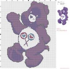 How to fix a cross stitch when i have miscounted i am doing this counted cross stitch. Share Bear Care Bears Cross Stitch Pattern Free Free Cross Stitch Patterns Simple Unique Alphabets Baby Cross Stitch Cross Stitch For Kids Cross Stitch Patterns