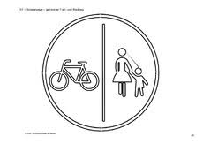 Verkehrsschilder / was kann man kindern schenken? Pedestrian Crossing Ahead Sign In Germany Coloring Page Free Coloring Library