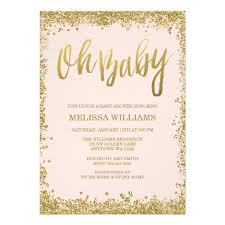 Black White And Gold Baby Shower Invitations Oh Baby Blush Pink Gold Glitter Baby Shower Invitation Zazzle Com Glitter Baby Shower Invitations Glitter Baby Shower Gold Glitter Baby Shower
