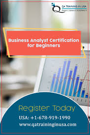 Qa Training In Usa Offers Business Analyst Certification Training Course In 2020 Online Training Business Business Analyst Business Analysis