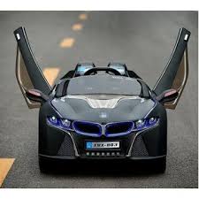 Black Bmw I8 Vision Style Kids Ride On Car With Rc Accesorios Para Casa Accesorios