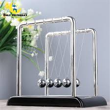 2016 Hot Newton S Cradle Balance Steel Balls Early Fun Development Teaching Physics Science Pendulum Desk Toy Pendulum Balls Newton S Cradle Ball Decorations
