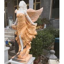 China Outdoor Large Size Marble Angel Garden Statues China Marble Angel Garden Statues And Angel Wing Sculpture Price