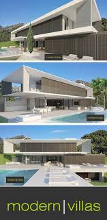 Unique architecture and space layout. 220 Modern Villa Design Ideas
