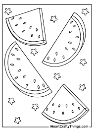 Assembling your watermelon counting activity into a book is super simple. Watermelon Coloring Pages Updated 2021