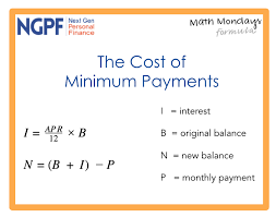 Maybe you would like to learn more about one of these? Math Monday The Cost Of Minimum Payments Blog