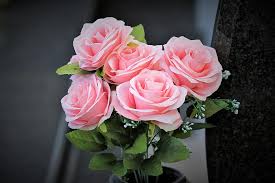 Maybe you would like to learn more about one of these? Artificial Flowers Pink Roses Vase Colorful Decoration Black Marble Gravestone Cemetery Outdoor Pikist