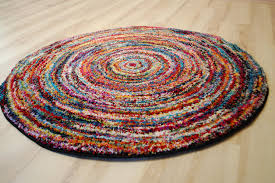 Ein runder teppich schafft ein wohnliches gefühl ohne ecken und kanten. Teppich Multicolor Designer Six05 Round Modern 200x200 Cm Rund Bunt Ebay