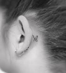 Small Tattoos Tattoos For Women Small Meaningful Behind Ear Tattoos Cute Animal Tattoos